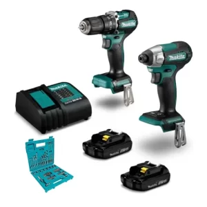 Kit Taladro Perc + Atornillador Imp. 18v Makita Dlx2414yx7-2