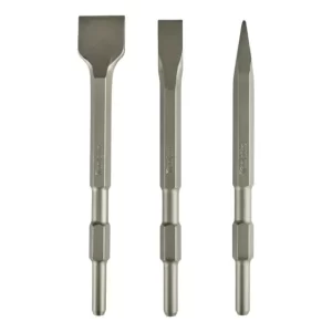 Juego De Cinceles 3 Piezas Hexagonales 17mm Makita D-71320