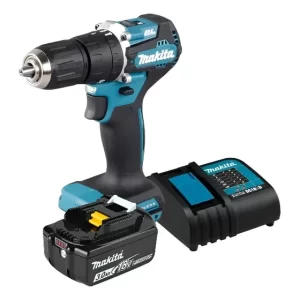 Taladro Percutor Makita Dhp487rfx4 13mm+1bat 3ah+carg