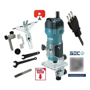 Fresadora Recortadora Rebajadora Madera 1/4 530w220v Proupgo