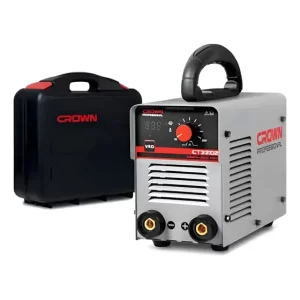 Maquina De Soldar Crown 140a Con Maletin Y Accesorios 220v