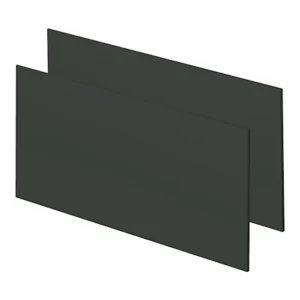 Vidrios Rectangulares Negros (10 Unidades)