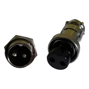 Conector Enchufe Hembra + Macho 2 Pines Maquina Soldar Pack2
