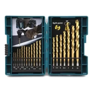Set Brocas Makita B-67795 Hss.tin Metal 19 Piezas