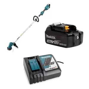 Kit Orilladora Inalambrica Makita Dur192lrf Color Turquesa