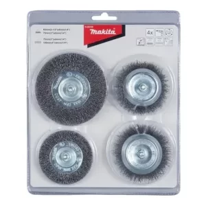 Set 4 Gratas Para Taladro Toma 1/4'' - Makita Gris Claro