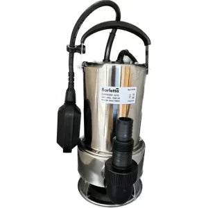 Bomba De Agua Sumergible Drenaje Barletta Bps 750 Sw 1hp Color Negro