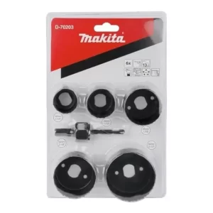 Set De Sierras Copa Con Broca Piloto Makita 6 Piezas D-70203