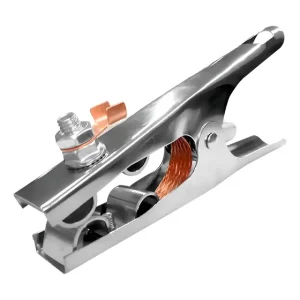 Pinza Tierra Para Soldar Ferreteroline 500 Amperes Modelo JA18654 Plateado