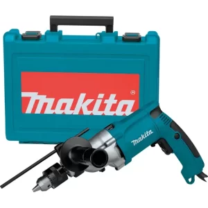 Taladro Percutor Makita De 13 Mm 720w 2 Velocidade C/maleta Color Turquesa