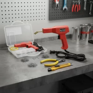 Máquina De Soldar Grapadora De Plástico Caliente 50w Color R