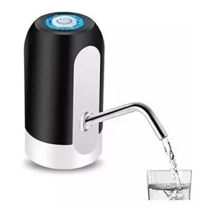Bomba Portil Dispensadora De Agua De Bidon 5/10/20 Litros Color Negro