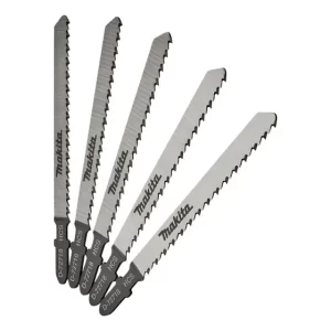 Set 5 Pcs Hojas De Calar Madera Corte Rapido Makita D-72718