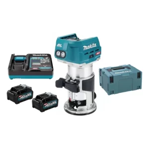 Fresadora 6-8mm 1/4-3/8'' Brushless 40v Makita Rt001gm202