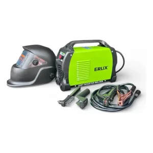 Soldadora Erux 250 Amp  Mascara Fotosensible Verde