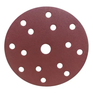 10 Discos Lija Con Velcro 150mm (6) G180 Makita D-54645 Color Marrón