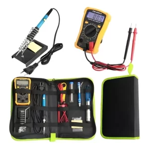 Kit Eléctrico Cautín 60w Regulable 17 Accesorios