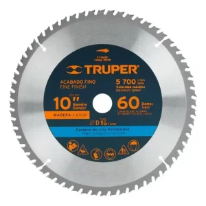 Sierra Circular Truper P/madera 10 X60 Dts. #st-1060e -trup