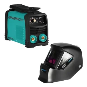 Kit Soldadora Inverte Arco 140amp + Mascara Soldar Energy