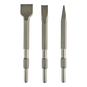 Juego Cinceles Toma Hex. 17mm 3 Pzas - Makita