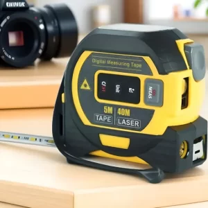 Cinta Métrica Láser 40m Digital Resistente Multimedida
