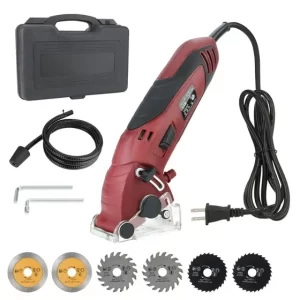 Sierra Mini Circular Con Cable, 400w 110v 3400rmp Multifunci