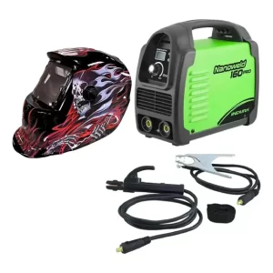 Kit Soldadora Indura Mma 160a + Máscara Fotosensible Rblye66