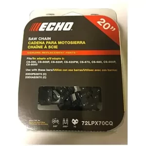 Cadena De Sierra Auténtica Echo 72lpx70cq De 20  Bucle...