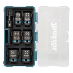 Set Dados De Impacto 1/2-50mm 7 Piezas E-16592 Makita