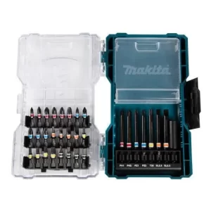 Set Makita Puntas 75mm adaptadores 32 Piezas E-07076