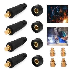 Set 4 Conectores Rápido Para Maquinas De Soldar 35-50