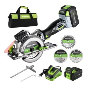 Minisierra Circular Inalámbrica Workpro De 20 V, Compacta Wi
