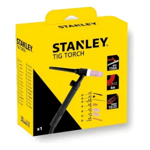 Kit Antorcha Para Soldadura Tig 4m 10/25 Stanley 98017sta Color Plateado