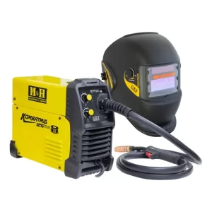 Soldadora Myh Kombatmig 125 Flux+ Máscara Myh Starface