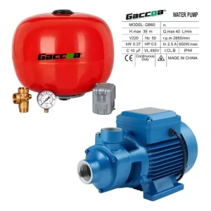 Pack Bomba Centrifuga 1/2hp Boma De Agua + Estanque Hidroneumatico 24 Litros Gac-100813 Gaccoa