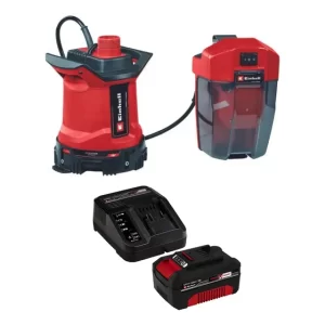 Bomba De Aguas Sucias + Cargador Y Batería 4.0ah Einhell