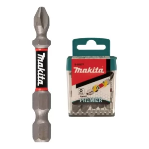 Set Juego De 10 Puntas Impact Premier Makita Ph2 X 50mm