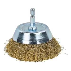 Carda Copa Alambre Ondulado Latonado 3x1/4 Hex Makita D73639