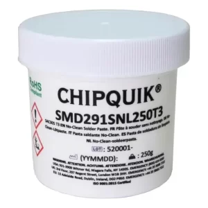 Chip Quik Smd291snl250t3 Pasta De Soldadura En Frasco 250g