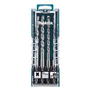 Set 4 Brocas Sds Plus Makita D-74728 - 6-8-10-12x160mm