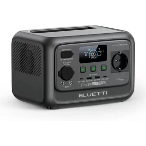 Bluetti Generador Solar Portátil 600/288wh Elite 30 V2 UPS instantáneo Central Eléctrica Para Suministro De Energía Solar Para Viajes, Camping, Exterior, Corte De Energía