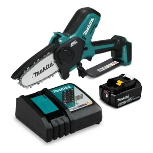 Motosierra De Mano 18v Makita Duc101sf Makita +bat+ Carg Color Turquesa
