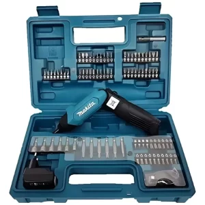Atornillador Inalámbrico Makita 3,6v+81 Accesorios + Maletín