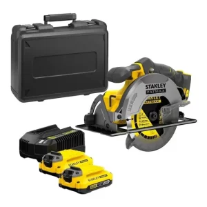 Sierra Circular 7.1/4 Inalámbrica V20 Stanley Sbc550d2k-b2