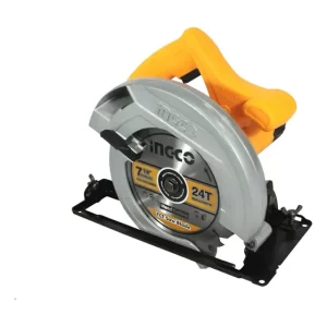 Sierra Circular Eléctrica Ingco 1400w + Disco 24 Dte + Acces