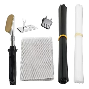 Kit Soldadora Plastico+20 Tiras Soldadura+rejilla +soporte