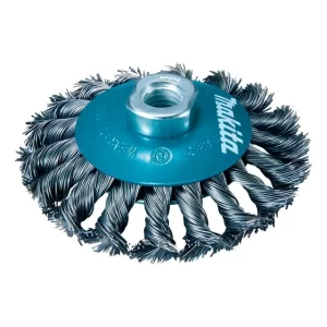 Cepillo cónico de acero retorcido tipo 4 D-39861- Makita Color Blue