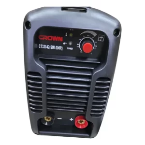 Maquina De Soldar Crown 200amp Inverter Gris Y Negro