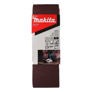Pack 3 Lijas De Banda 3''x21'' (76x533mm) - Makita Cantidad De Granos 120