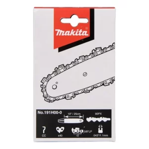 Cadena Motosierra Makita DUC254 25cm 40 Eslabones